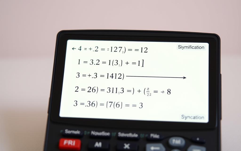 CAS calculator algebraic simplification